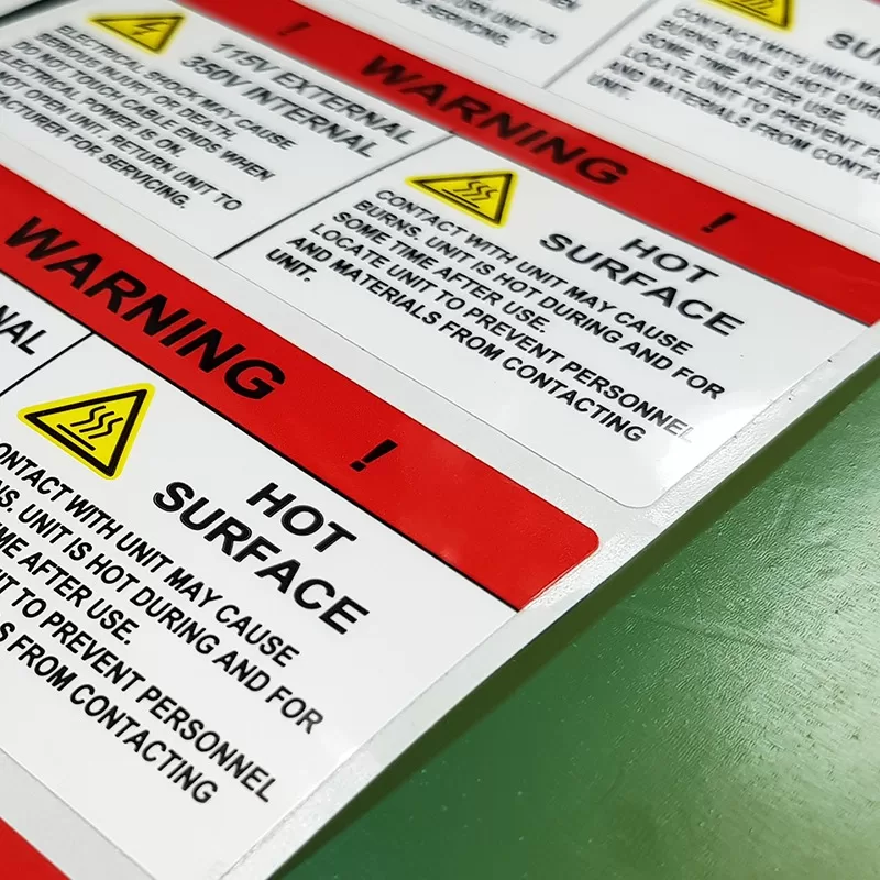 Warning Sticker
